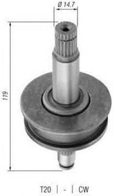 MAGNETI MARELLI 940113020361 Pinion, starter